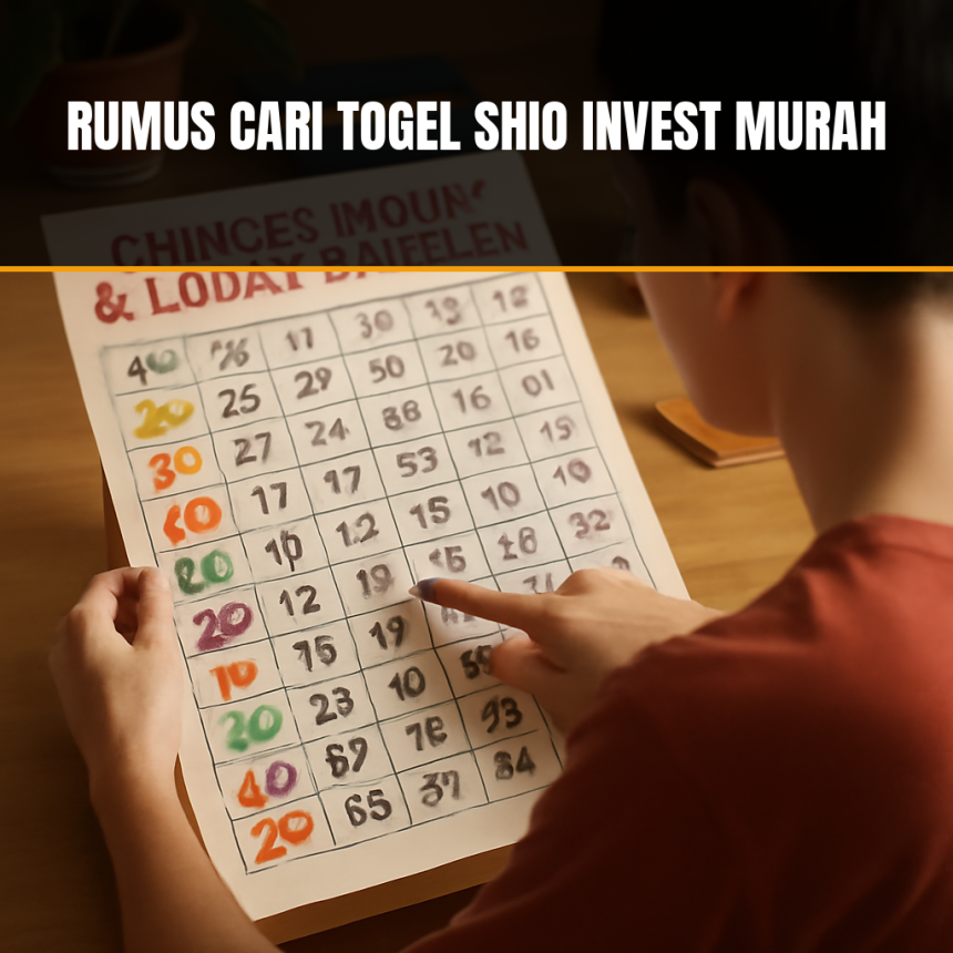 Rumus cari togel shio